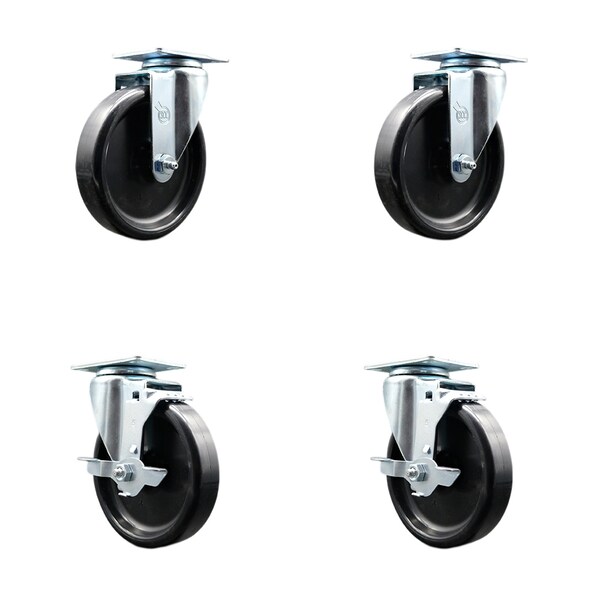Avantco FF300 FF400 FF500 FF518 Frymaster Dean Floor Fryer Caster Replace Set